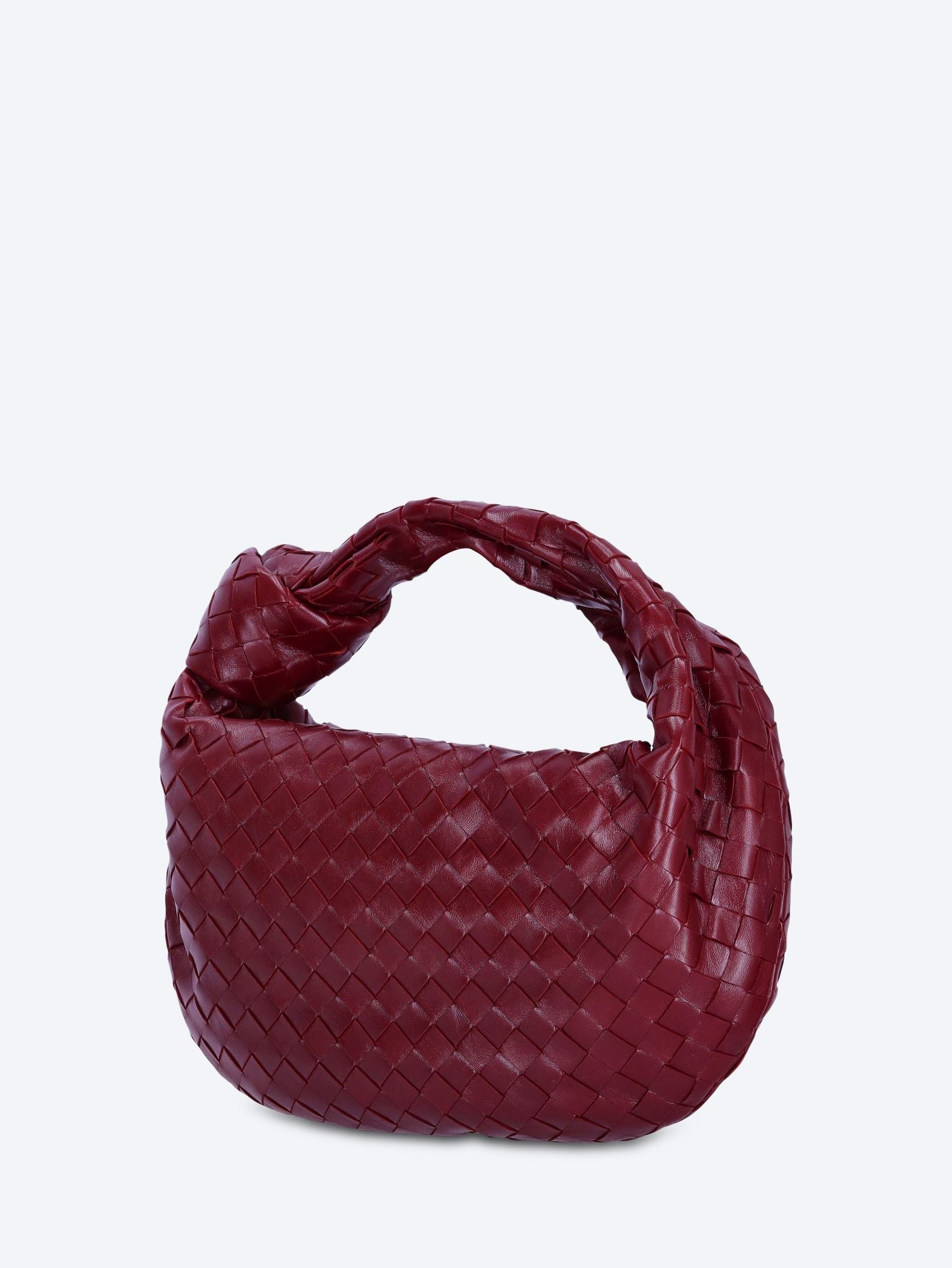 Оригінальна Small Jodie Leather Handbag Bottega veneta – вид ззаду