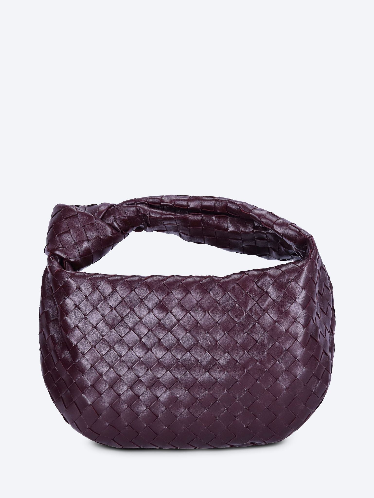 Оригінальна Small Jodie Leather Handbag Bottega veneta – боковий вид