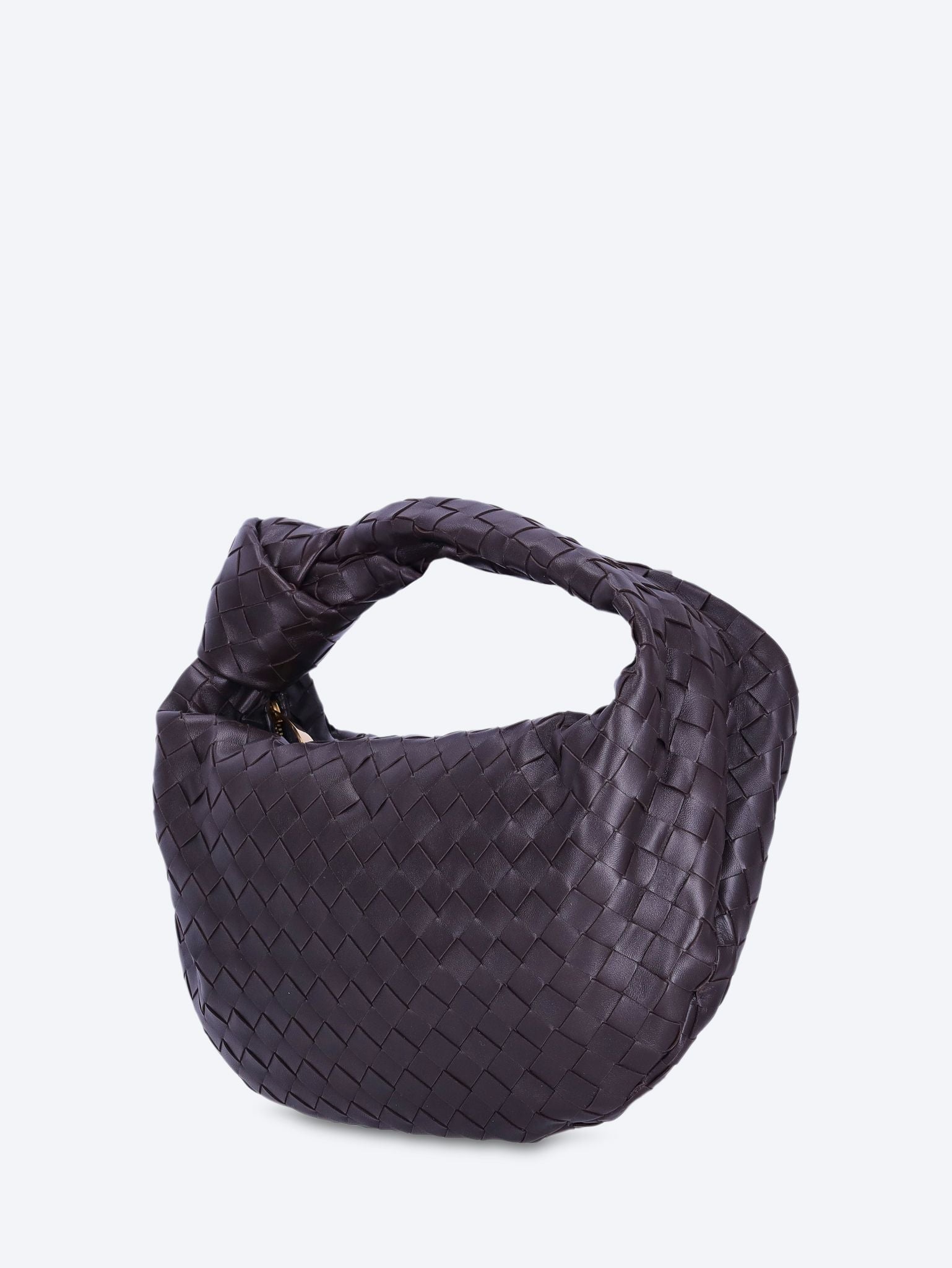 Оригінальна Small Jodie Leather Handbag Bottega veneta – вид ззаду