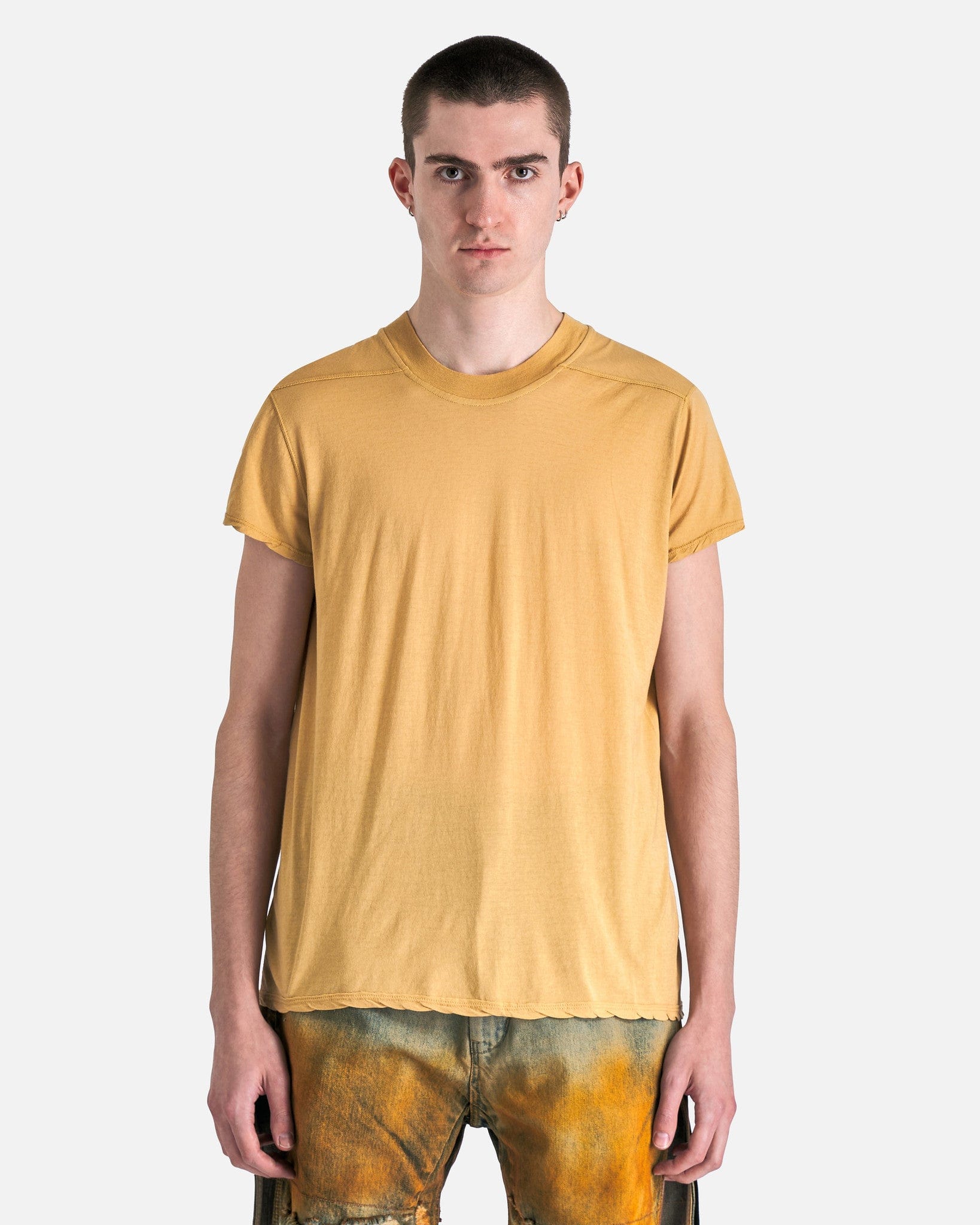 Оригінальна Small Level T-Shirt In Mustard Rick owens – боковий вид