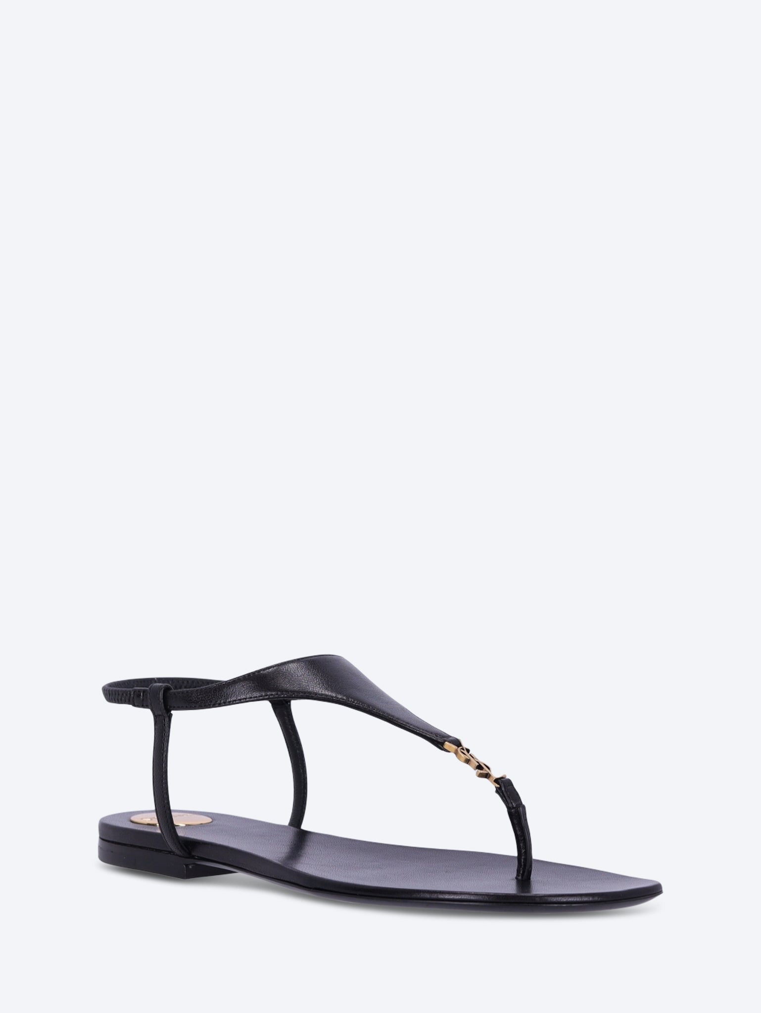 Smooth Leather Cassandre Sandals Saint laurent оригінал – Купити в Україні – вид ззаду
