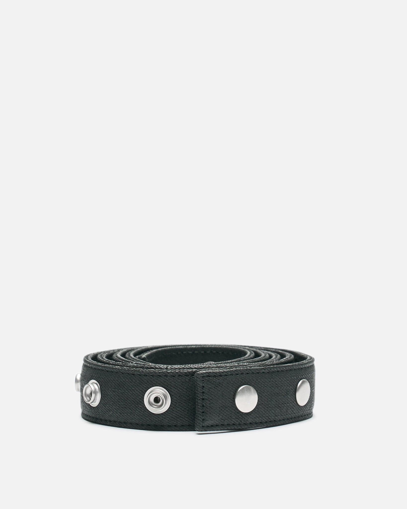 Snaps Belt In Black Wax Rick owens оригінал – Купити в Україні – боковий вид