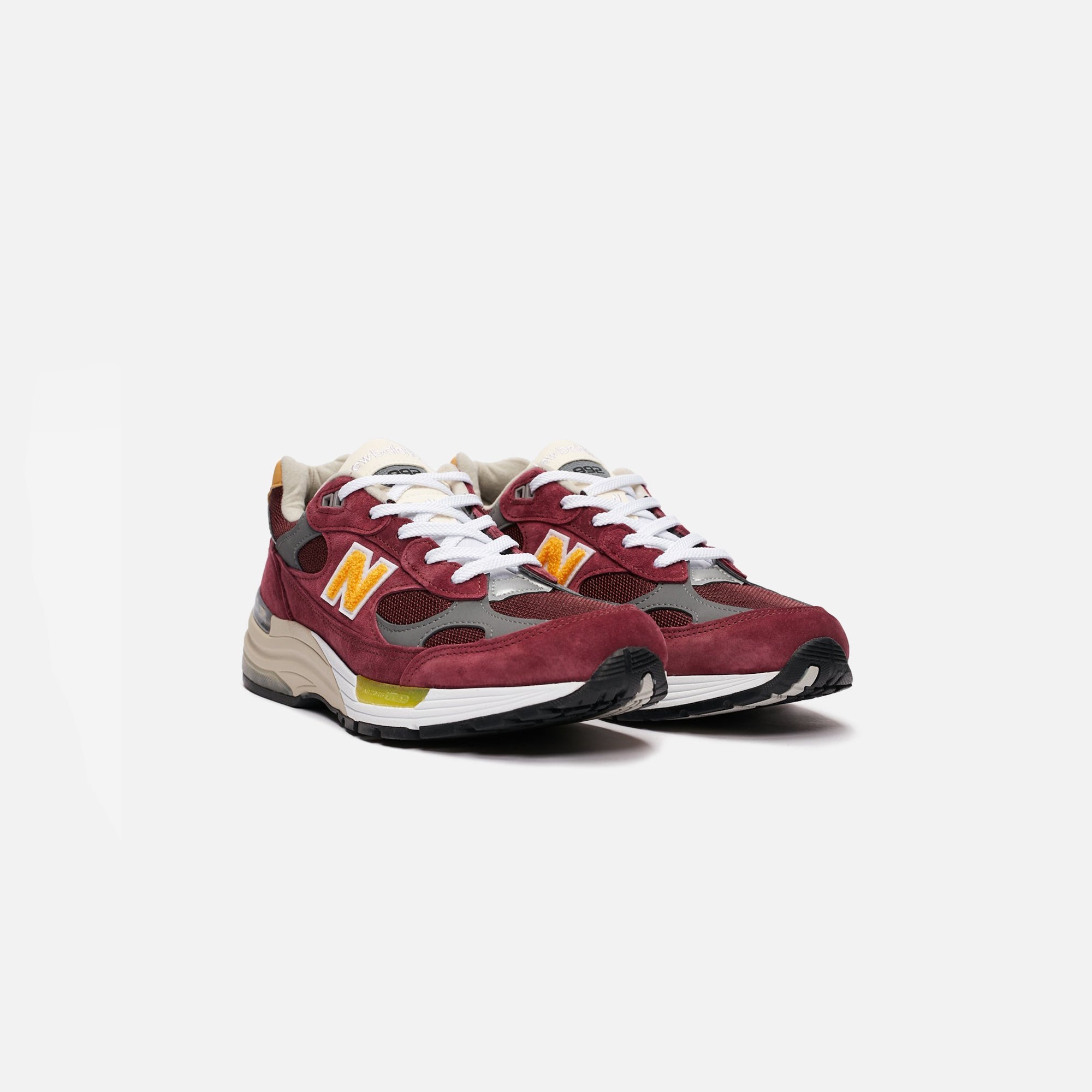 Made In Usa 992 Burgundy New balance оригінал – Купити в Україні – вид ззаду