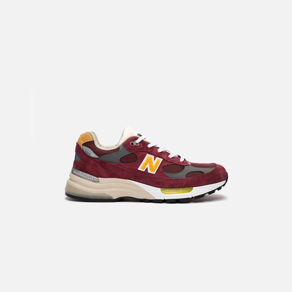 Made In Usa 992 Burgundy New balance оригінал – Купити в Україні – боковий вид