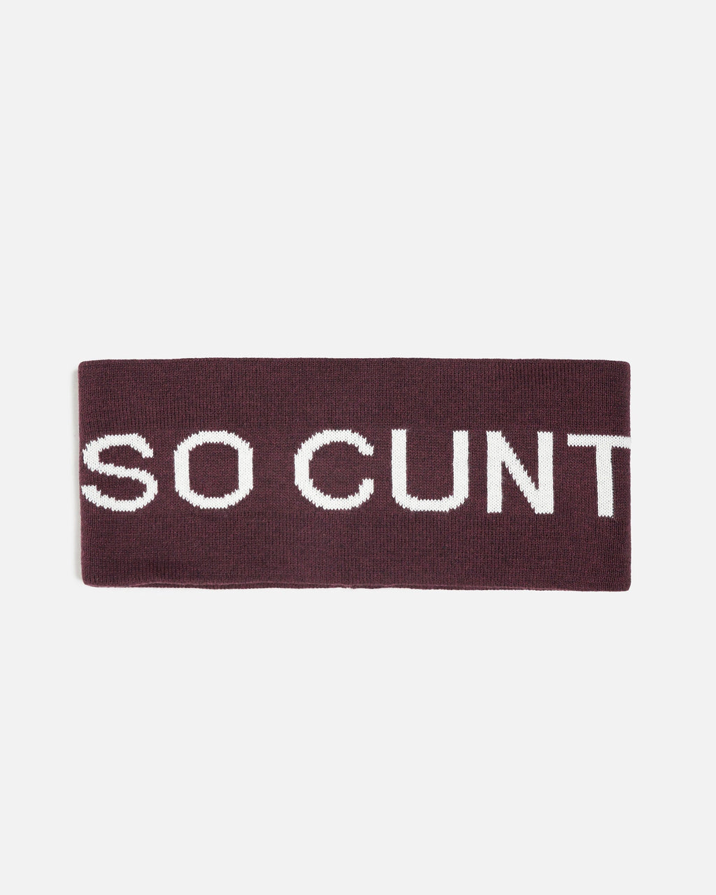 Оригінальна So Cunt Headband In Mauve Rick owens – боковий вид