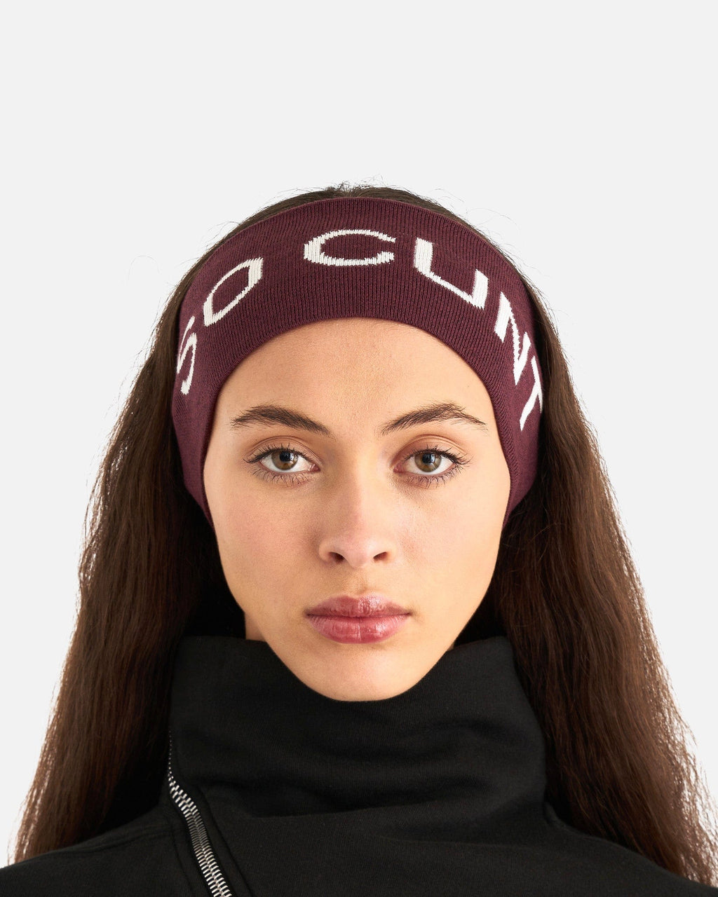 Оригінальна So Cunt Headband In Mauve Rick owens – детальний вид