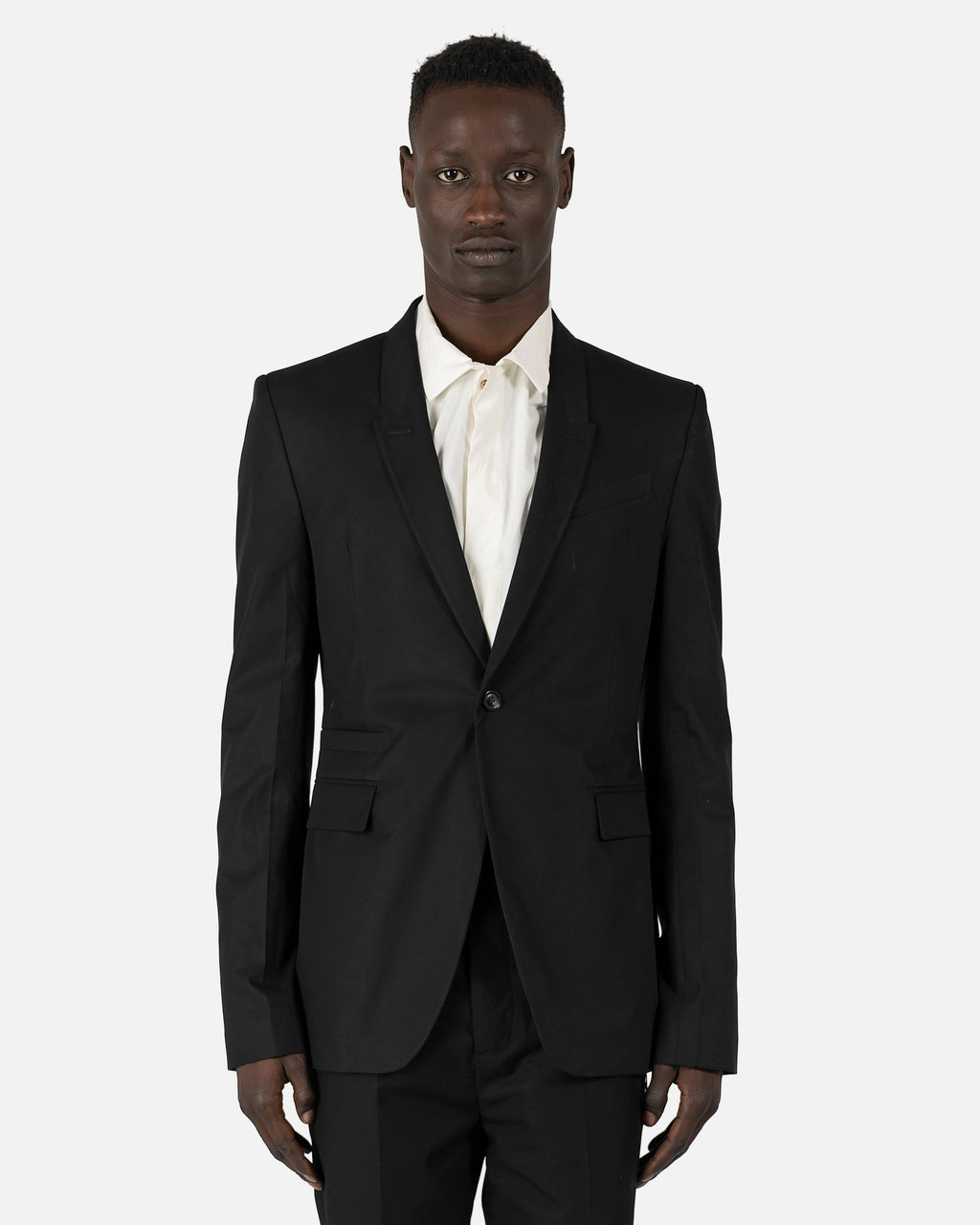 Soft Blazer In Black Rick owens оригінал – Купити в Україні – боковий вид