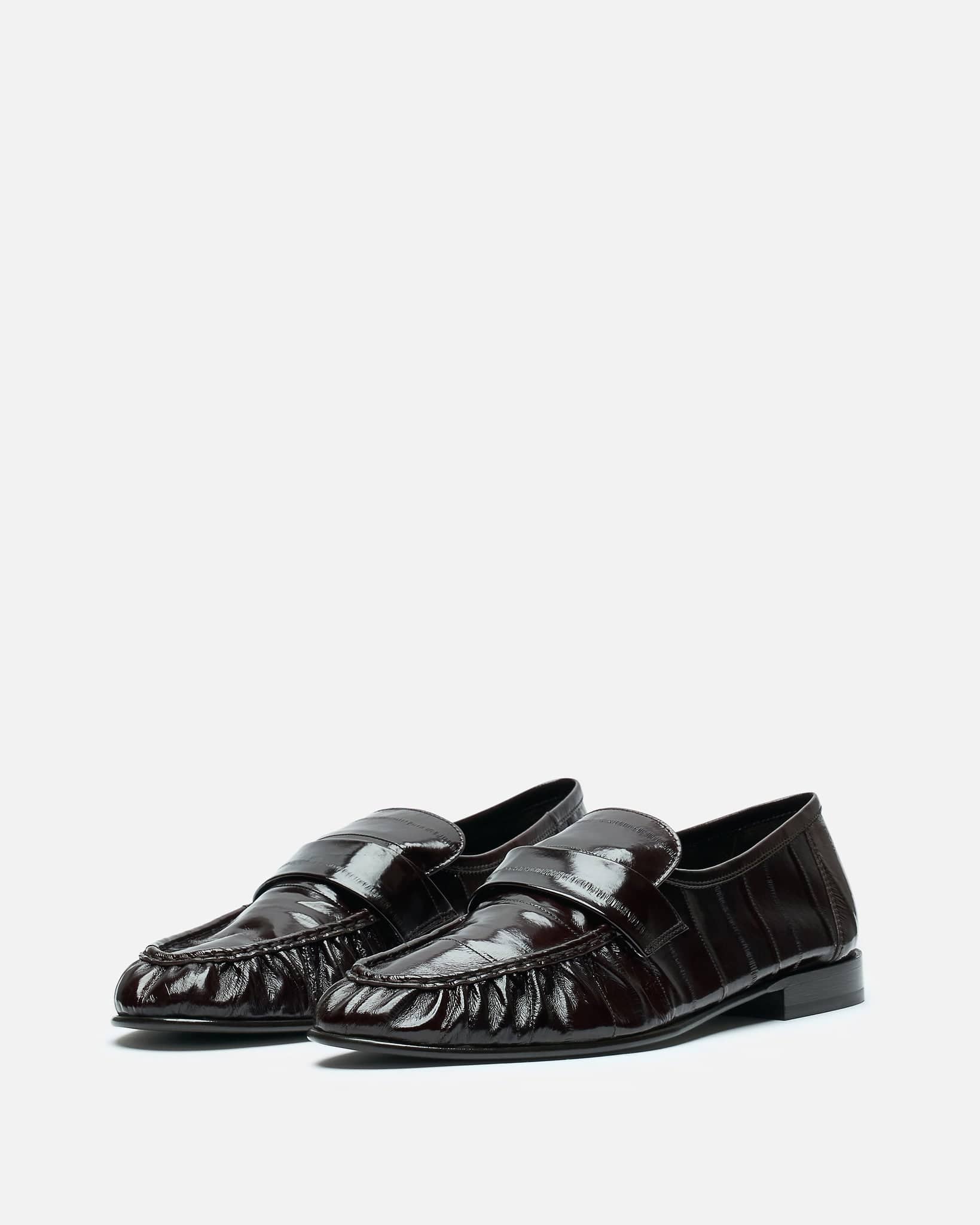 Soft Loafer In Brown The row – Гарантія оригінальності – вид ззаду