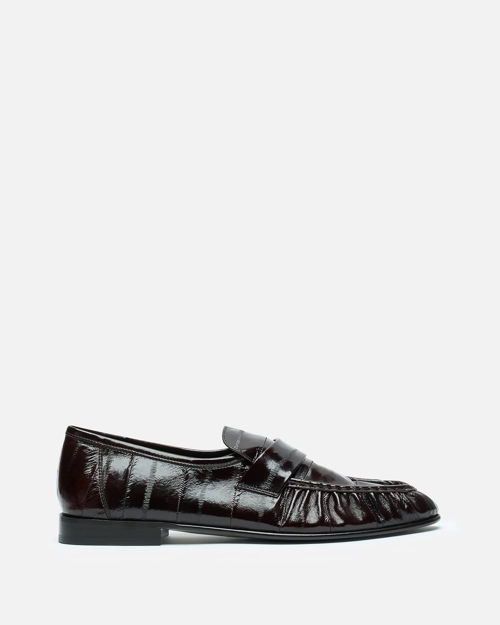 Soft Loafer In Brown The row – Гарантія оригінальності – боковий вид