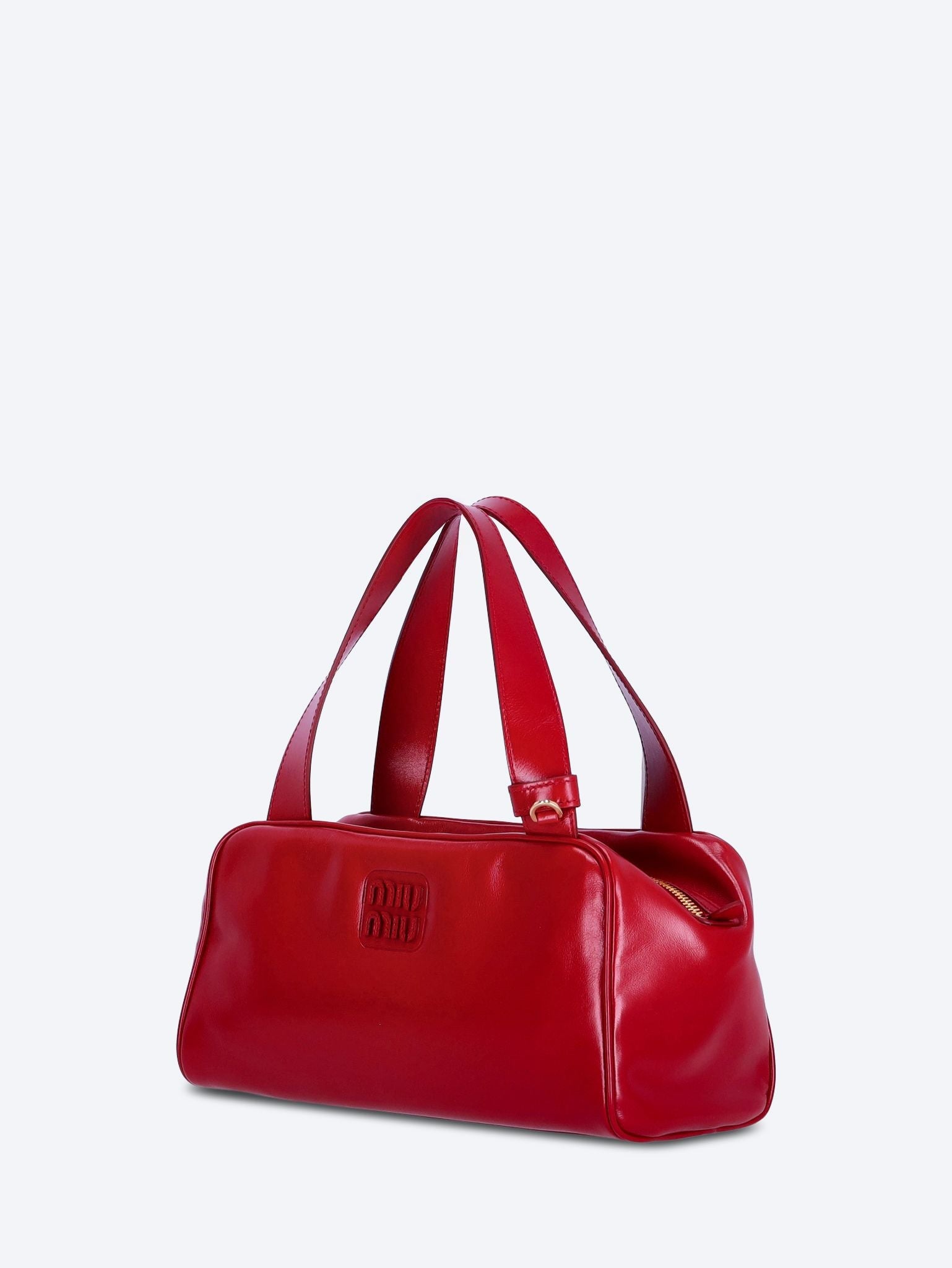 Оригінальна Softy Shine Leather Handbag Miu miu – вид ззаду