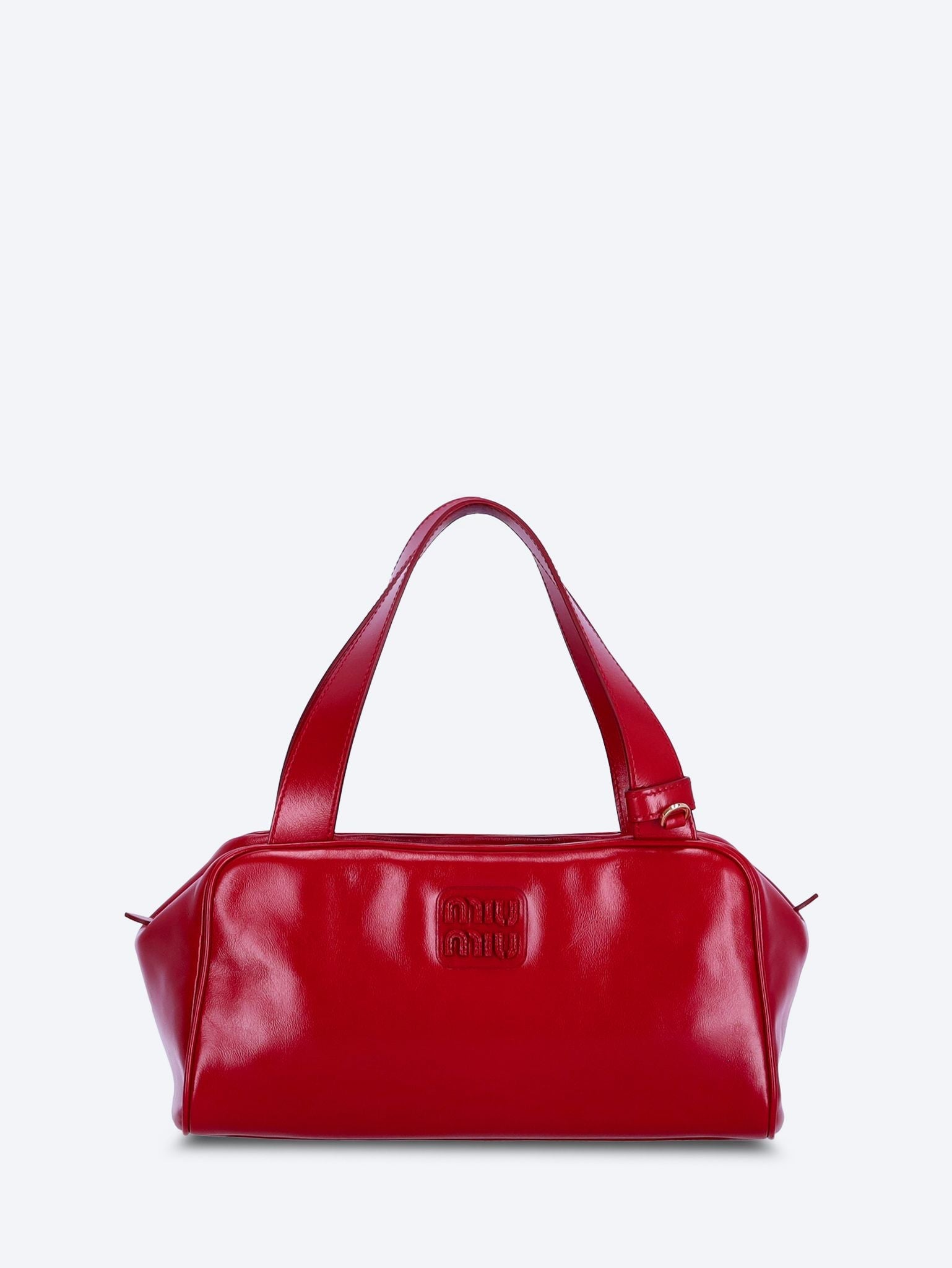 Оригінальна Softy Shine Leather Handbag Miu miu – боковий вид