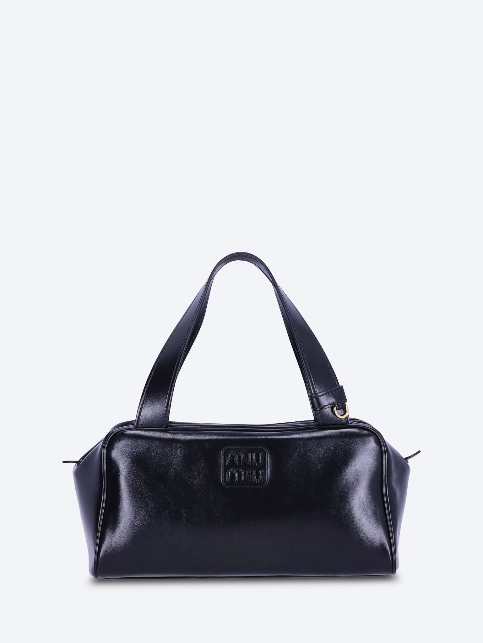 Оригінальна Softy Shine Leather Handbag Miu miu – боковий вид