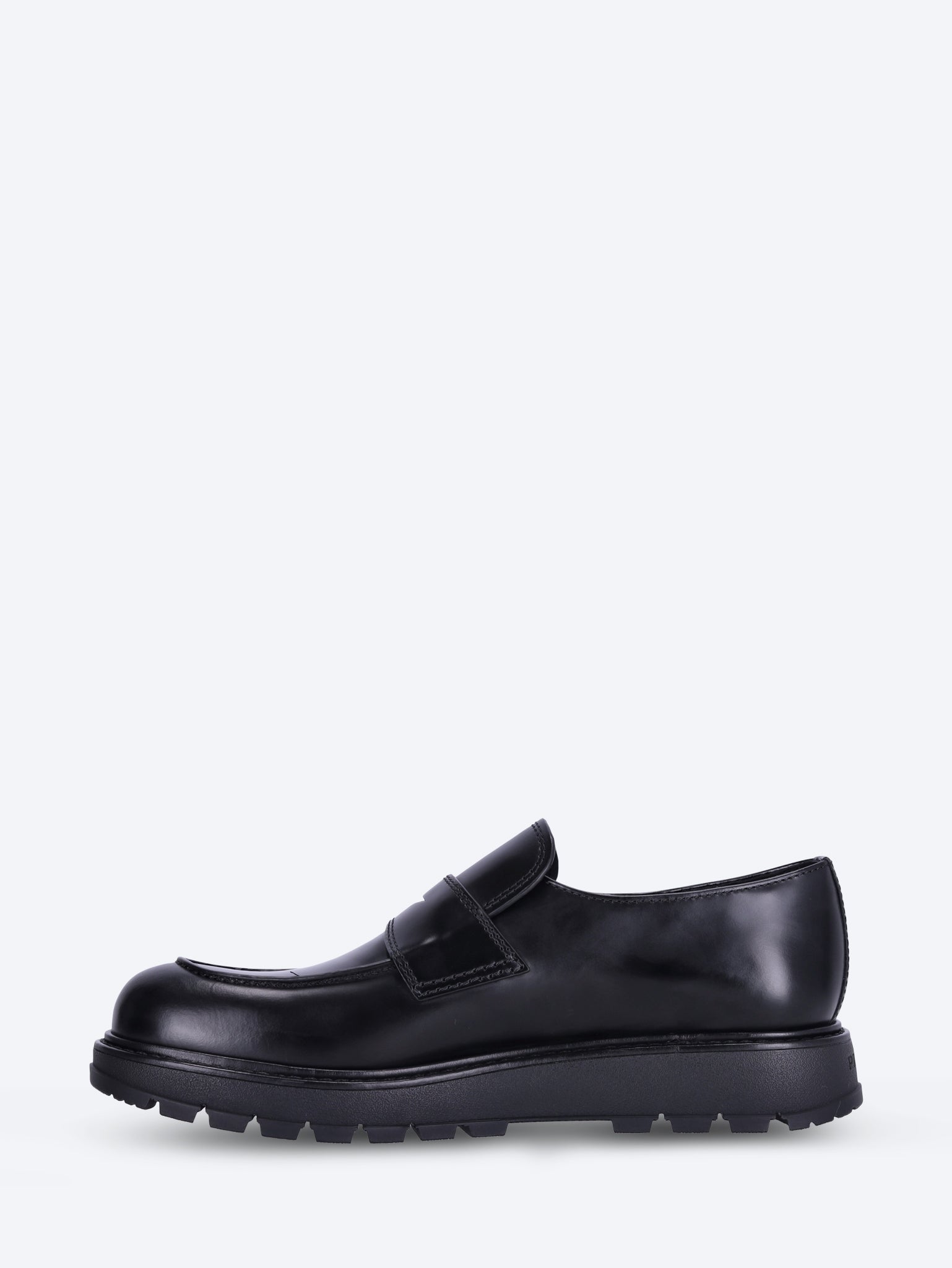 Оригінальна Spazzolato Rois Leather Loafers Sho Prada – збільшений вид