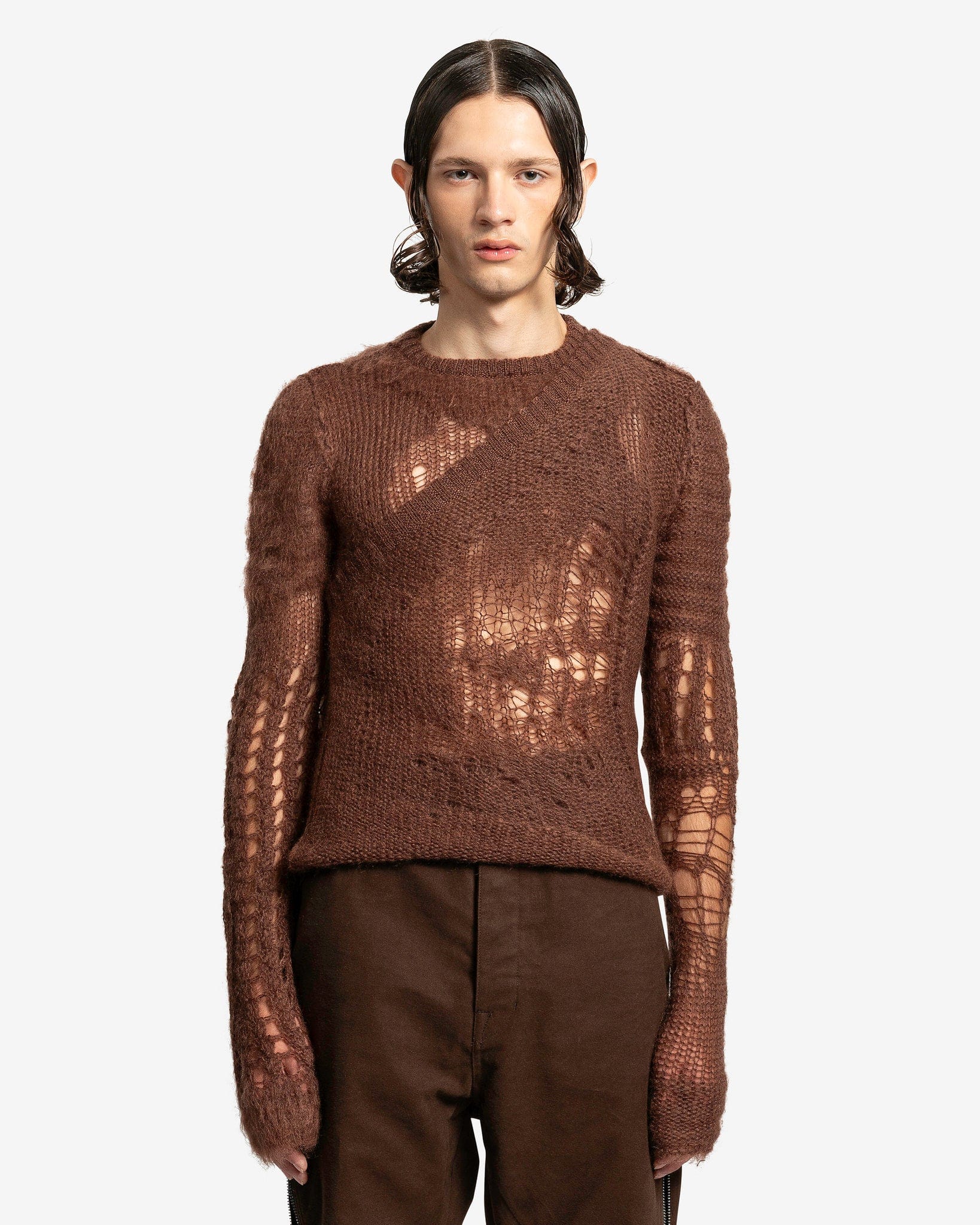 Оригінальна Spider Banana In Brown Rick owens – боковий вид