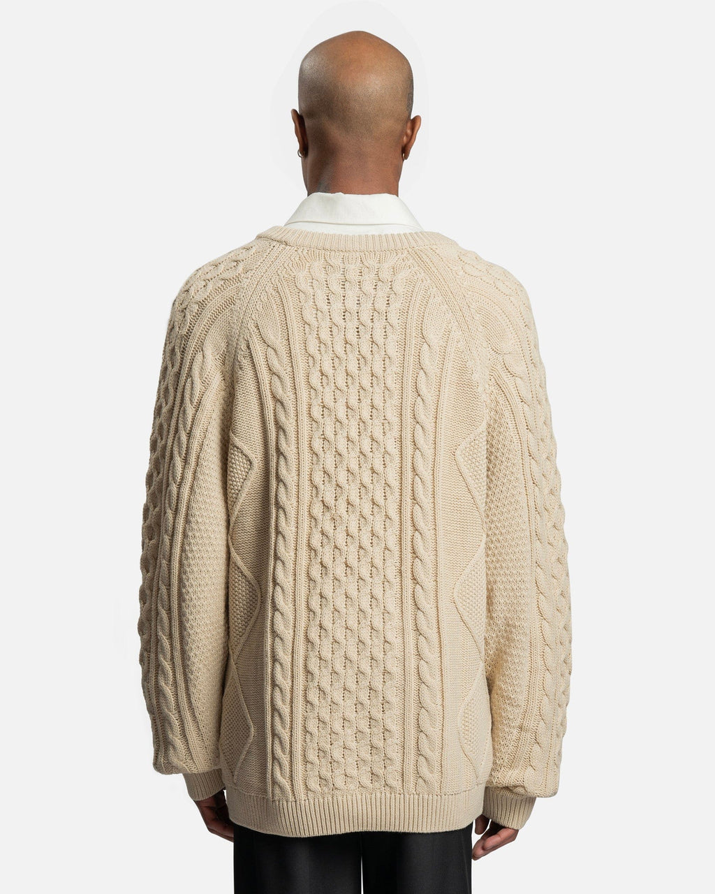 Оригінальна Sportswear Cable Knit Sweater In Rattan Nike – детальний вид