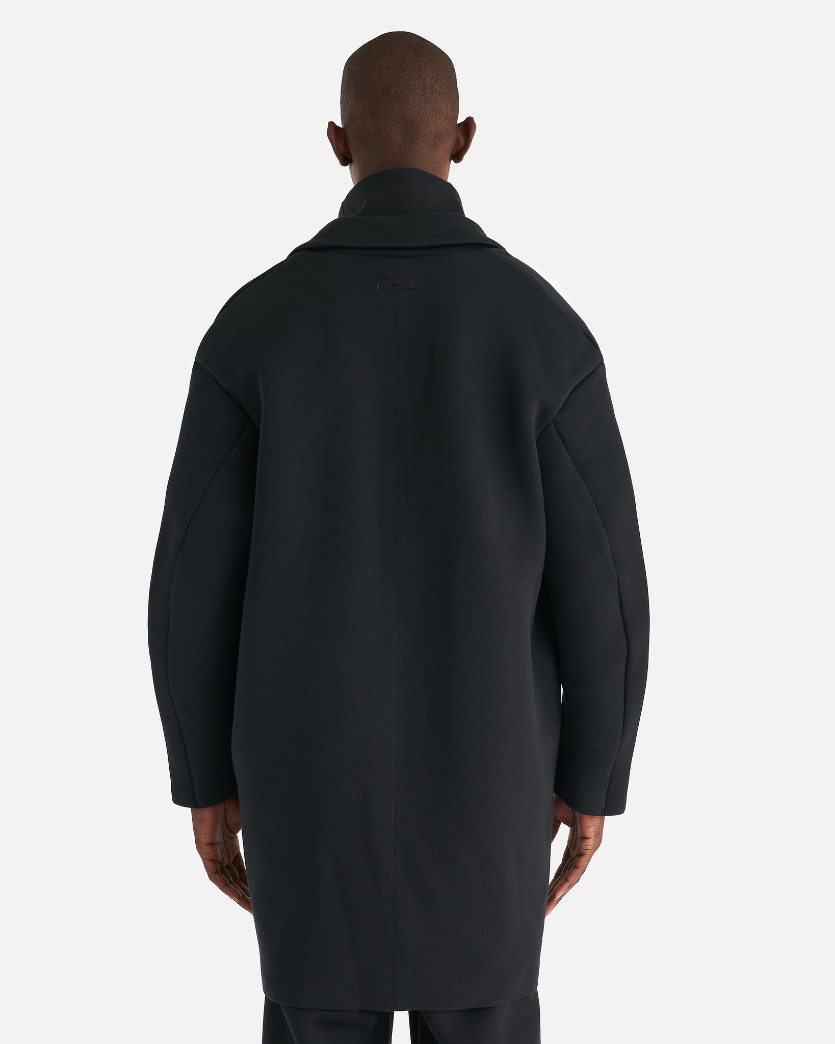 Sportswear Tech Fleece Loose Fit Trench Coat In Black Nike – Гарантія оригінальності – детальний вид