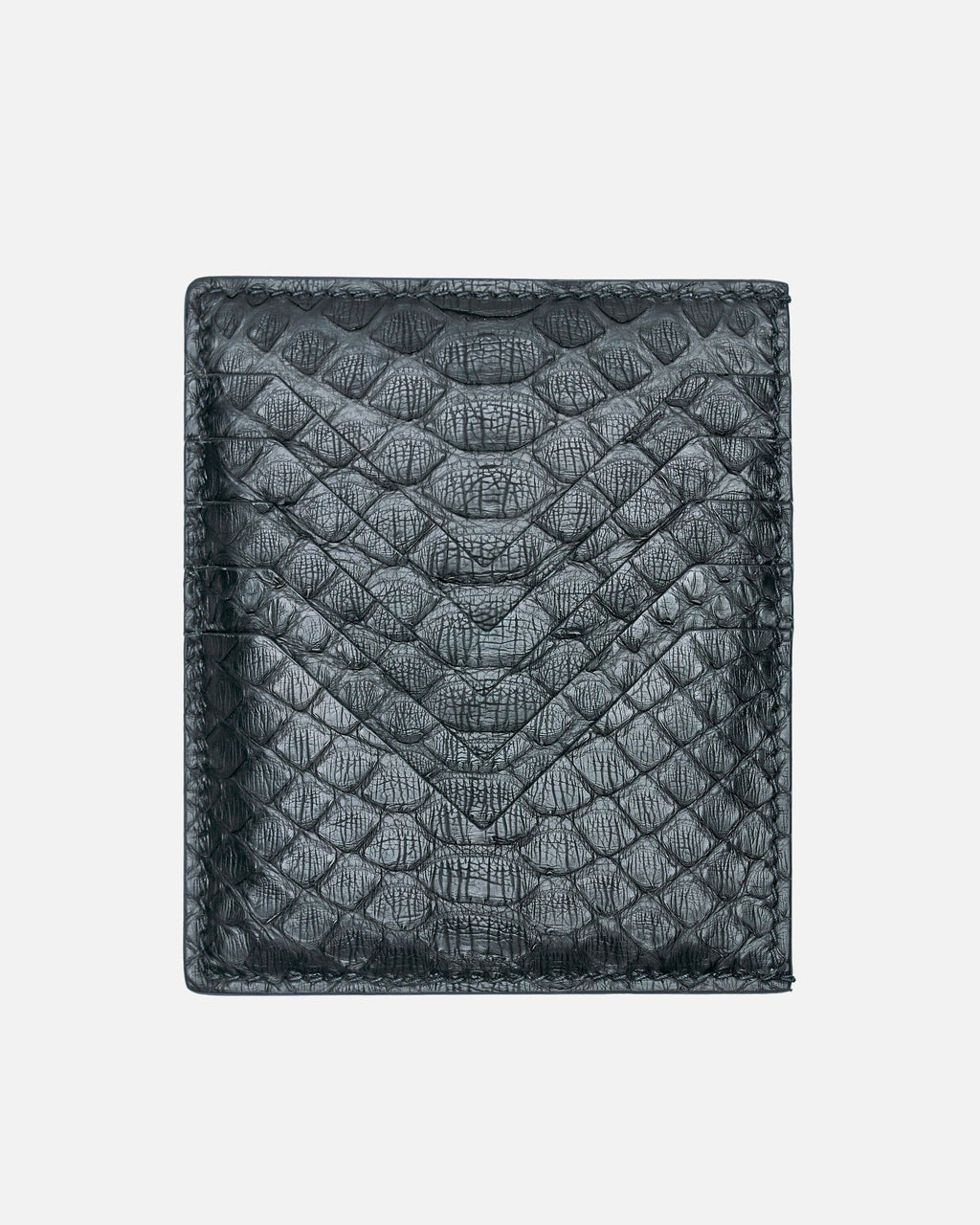 Square Credit Card Holder In Black Rick owens – Гарантія оригінальності – боковий вид