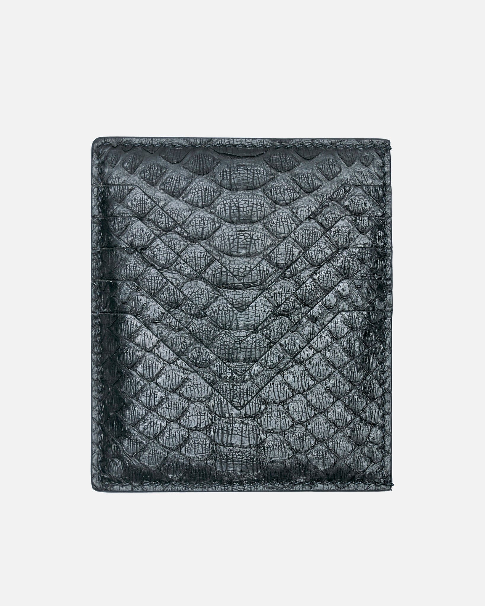 Square Credit Card Holder In Black Rick owens – Гарантія оригінальності – боковий вид