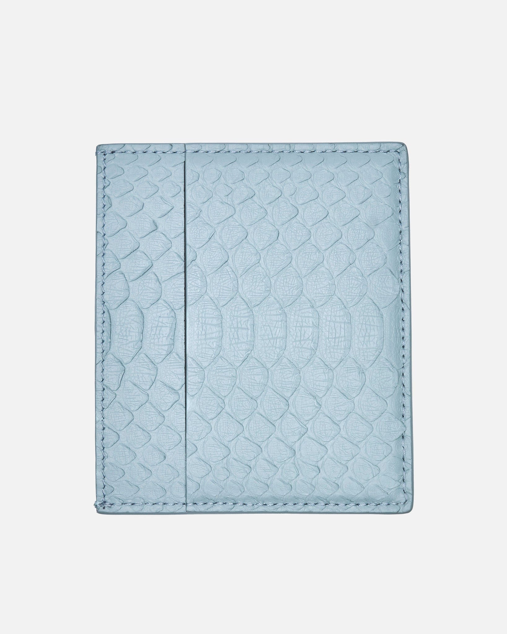 Square Credit Card Holder In Pale Blue Rick owens – Гарантія оригінальності – вид ззаду