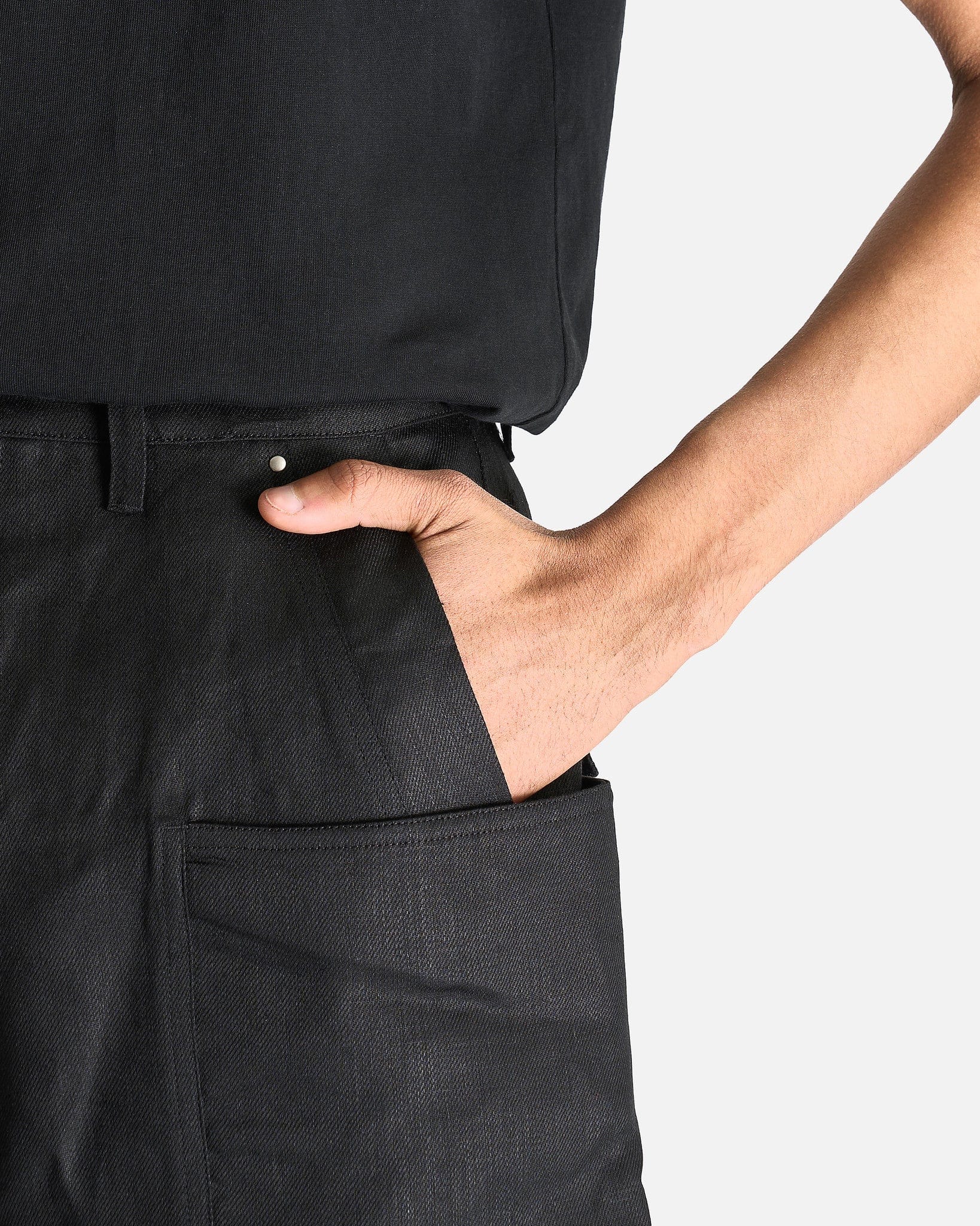 Stefan Cargo Pants In Black Rick owens – Гарантія оригінальності – збільшений вид