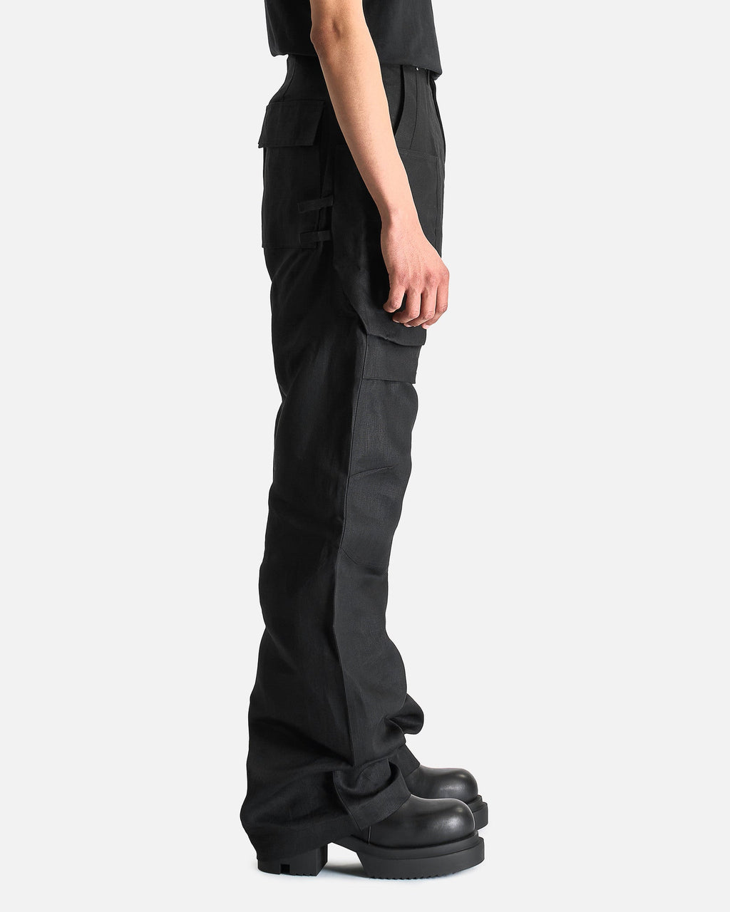 Stefan Cargo Pants In Black Rick owens – Гарантія оригінальності – вид ззаду