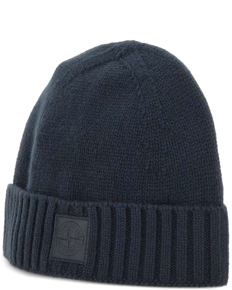 Compass-Logo Cuff Beanie Stone island оригінал – Купити в Україні