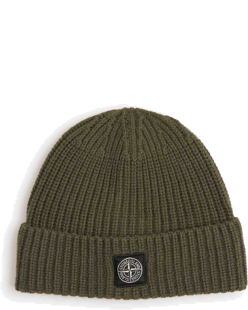 Wool Logo Beanie Stone island – Гарантія оригінальності