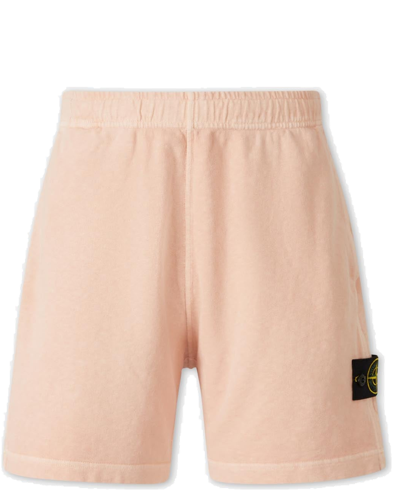Cotton Fleece Bermuda Shorts Stone island оригінал – Купити в Україні