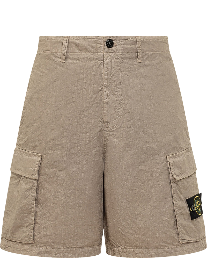 Cotton Cargo Bermuda Shorts With Side Pockets Stone island оригінал – Купити в Україні