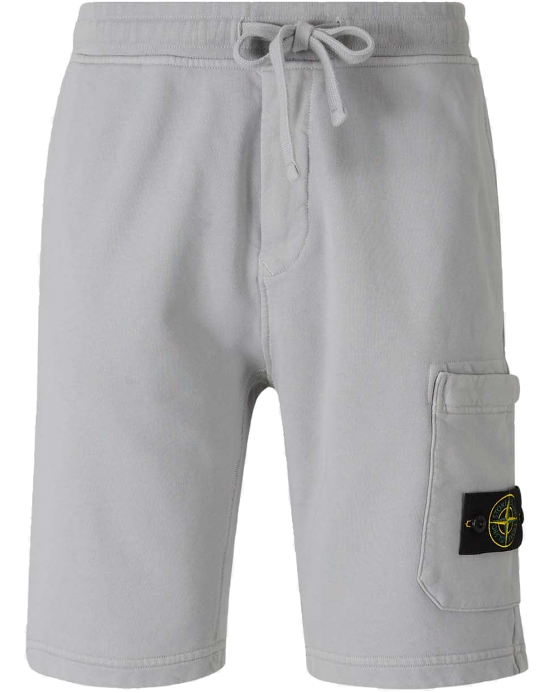 Cotton Fleece Bermuda Shorts Stone island оригінал – Купити в Україні