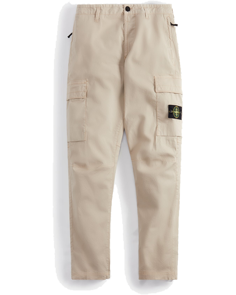 Garment Dyed Cotton Twill Pant Dove Grey Stone island – Гарантія оригінальності
