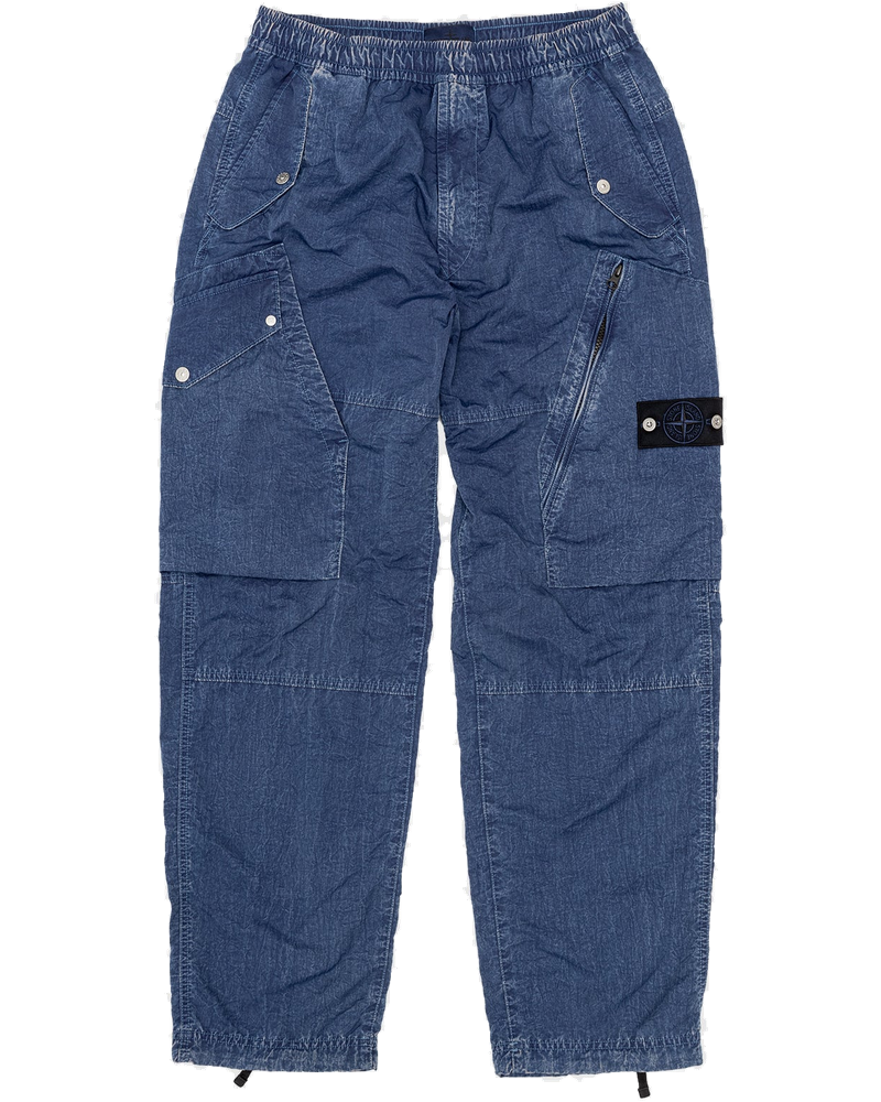 Оригінальна Hallow Fibre Nylon Indigo-Tc Cargo Pants Stone island