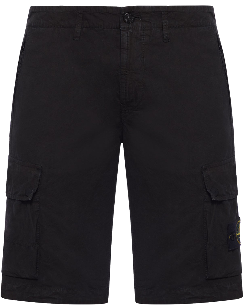 Slim Fit Cargo Shorts In Cotton Stone island оригінал – Купити в Україні