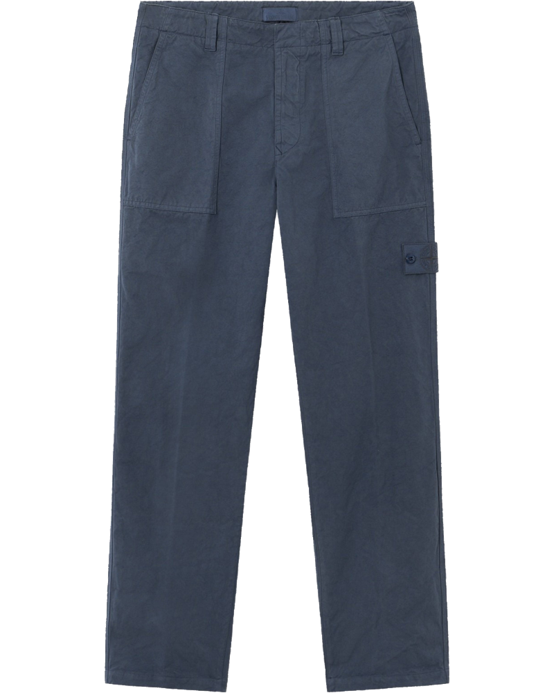 Оригінальна Mens Cotton Linen Canvas Trousers Stone island