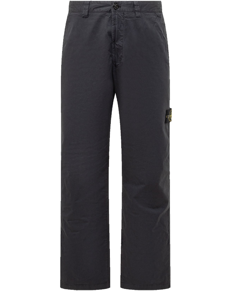 Black Cotton Trousers With Logo Stone island оригінал – Купити в Україні