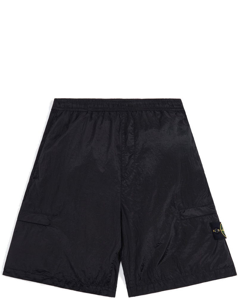 Nylon Metal Shorts Black Stone island – Гарантія оригінальності