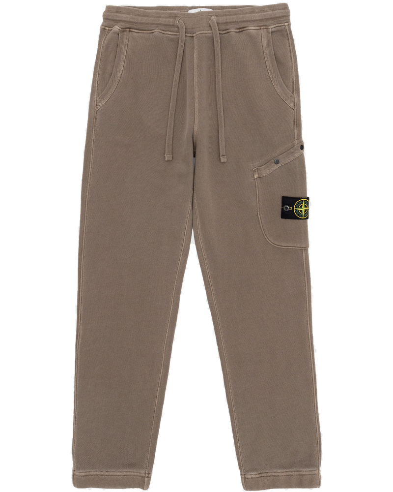 Organic Cotton Diagonal Fleece Old Effect Pants Stone island оригінал – Купити в Україні