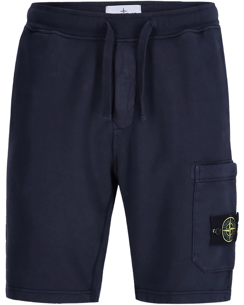 Organic Cotton Fleece Shorts Stone island оригінал – Купити в Україні