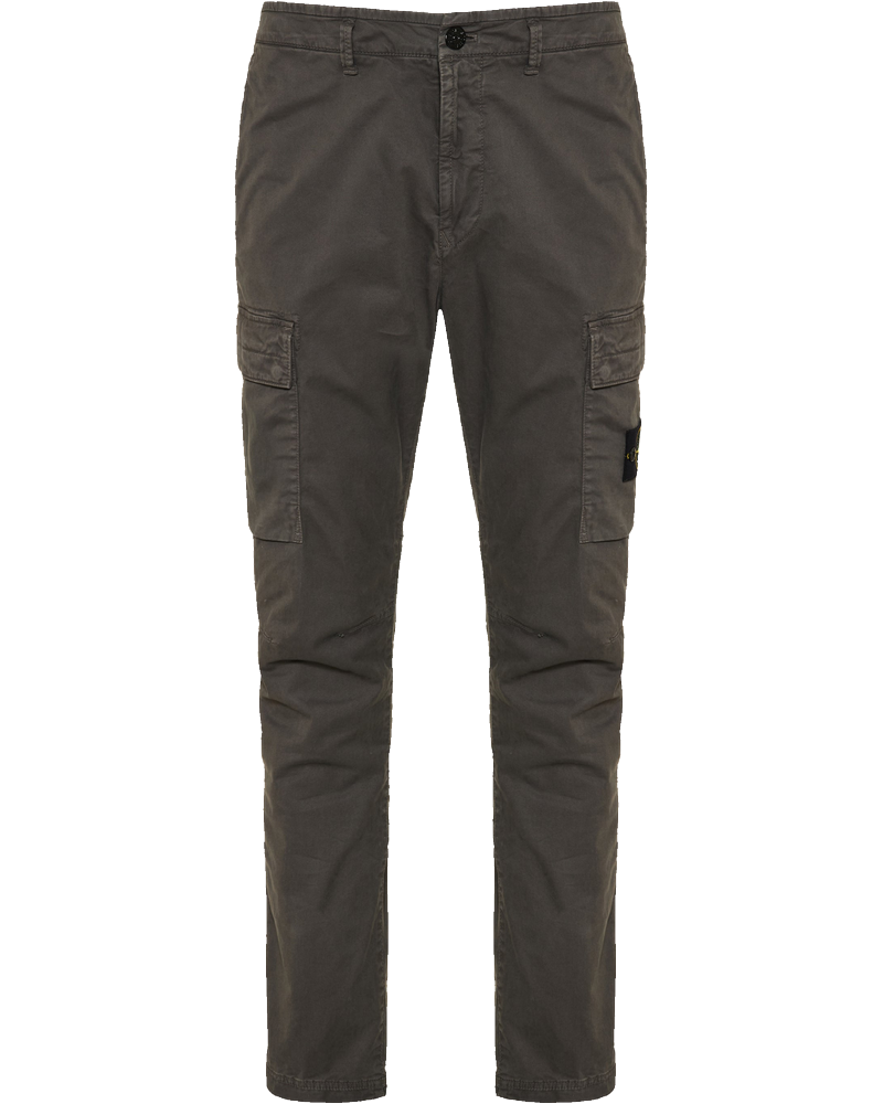 Organic Cotton Stretch Broken Twill Trousers Stone island – Гарантія оригінальності