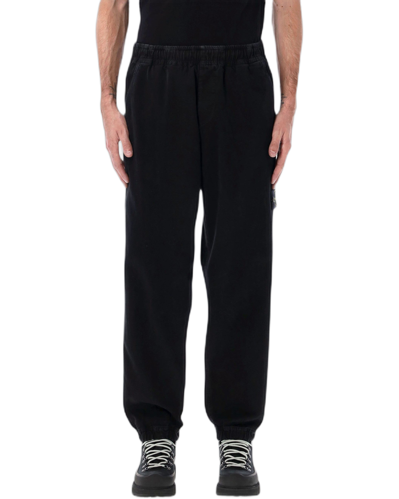 Organic Panama Cotton Old Effect Jogger Trousers Stone island оригінал – Купити в Україні