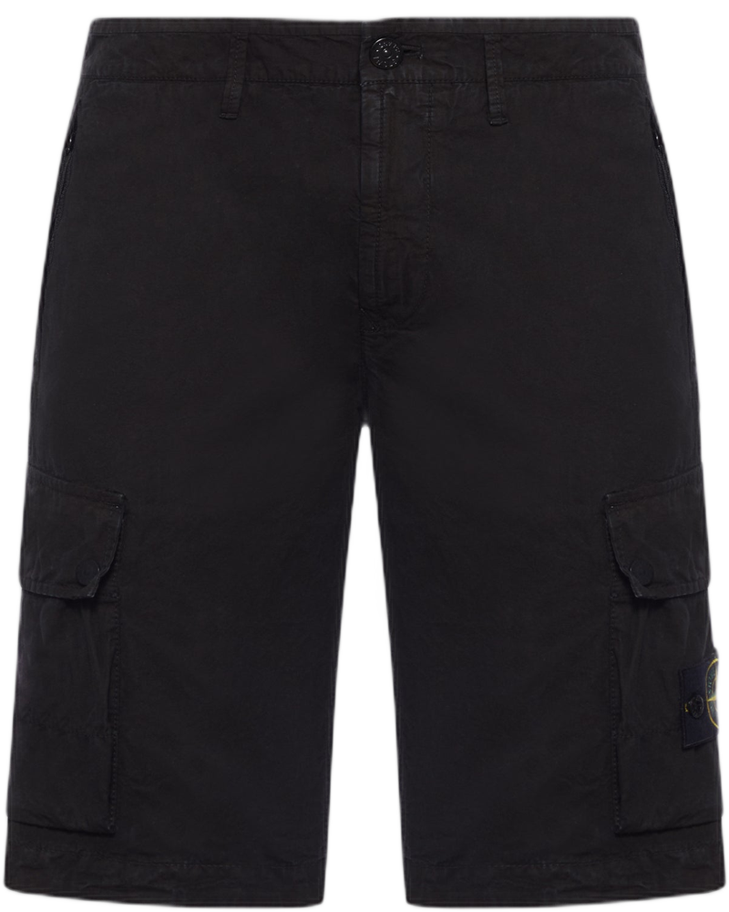 Slim Fit Cargo Shorts In Cotton Stone island оригінал – Купити в Україні