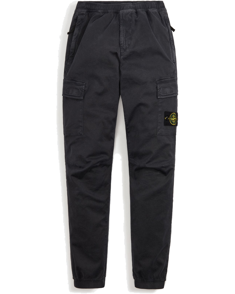 Stretch Broken Twill Cotton Old Effect Pant Charcoal Stone island оригінал – Купити в Україні