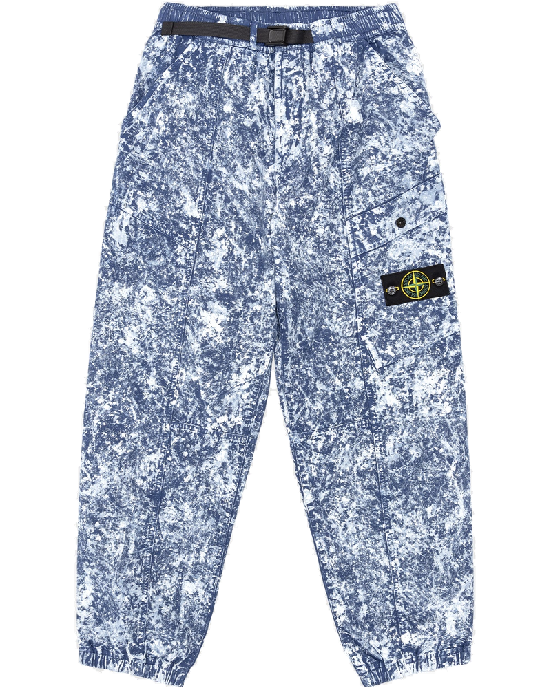 White Pigment On Tela Paracadute Stretch-Tc Pants Stone island оригінал – Купити в Україні