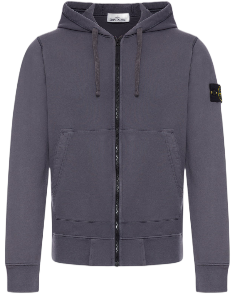 Organic Cotton Zip-Up Hoodie Stone island – Гарантія оригінальності