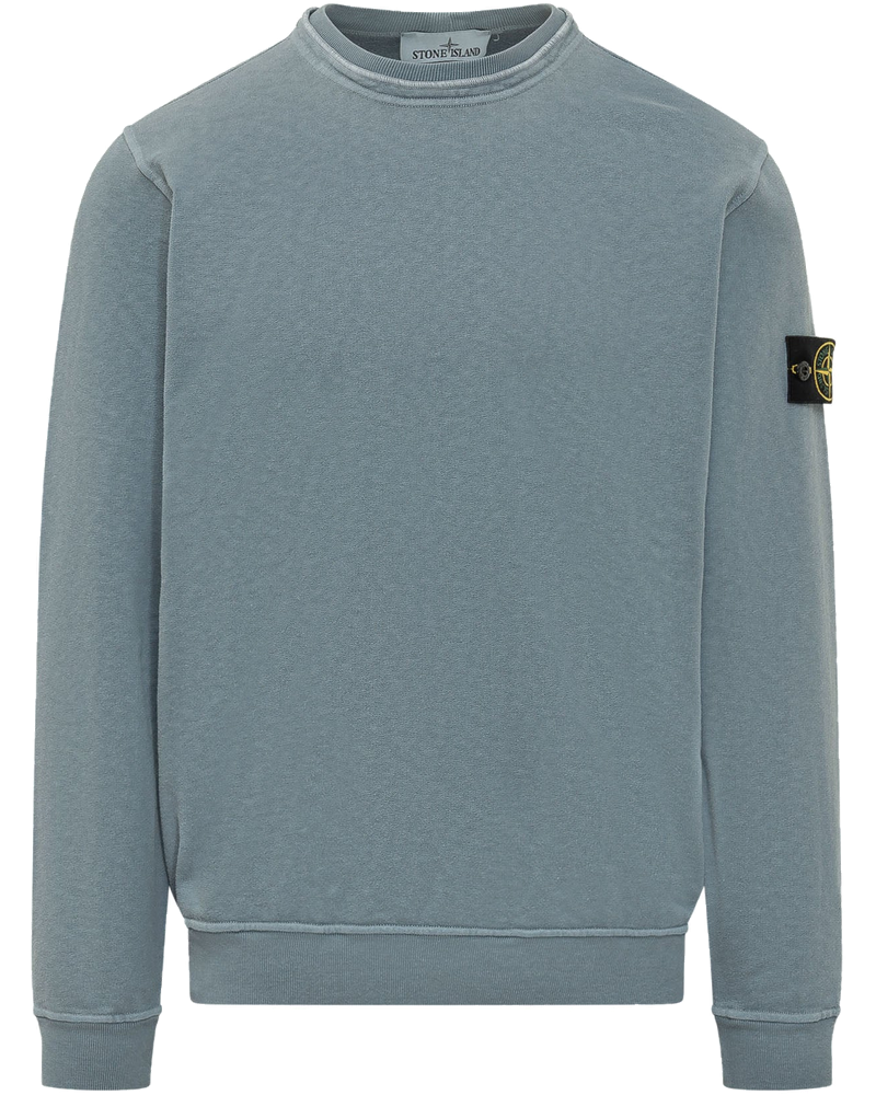 Crewneck Sweatshirt With Logo Patch Stone island – Гарантія оригінальності