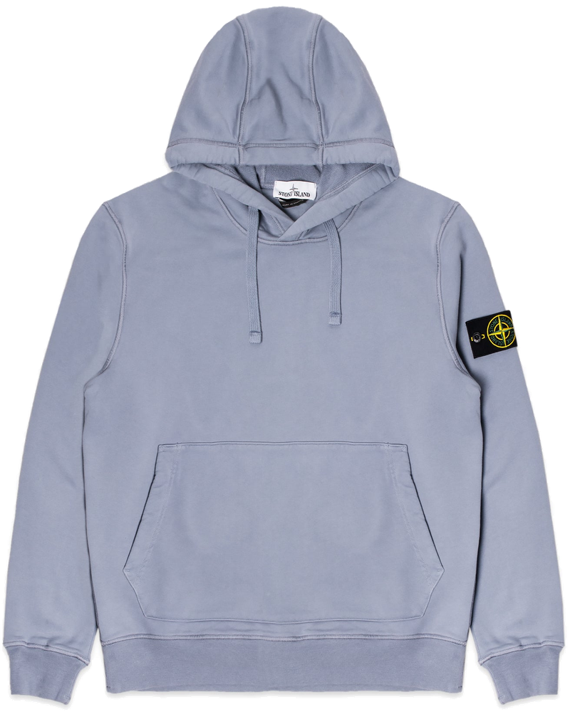 Оригінальна Basic Hoodie In Ash Blue Stone island
