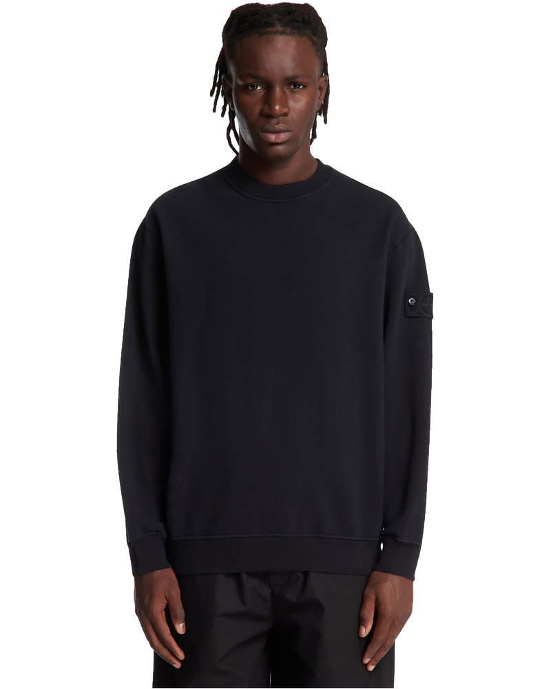 Blue Cotton Sweatshirt Stone island – Гарантія оригінальності