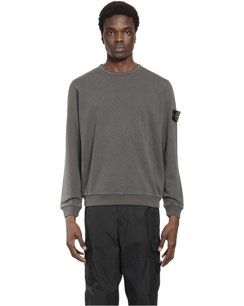 6100034 Malfilé Fleece Old Effect Sweatshirt Stone island – Гарантія оригінальності