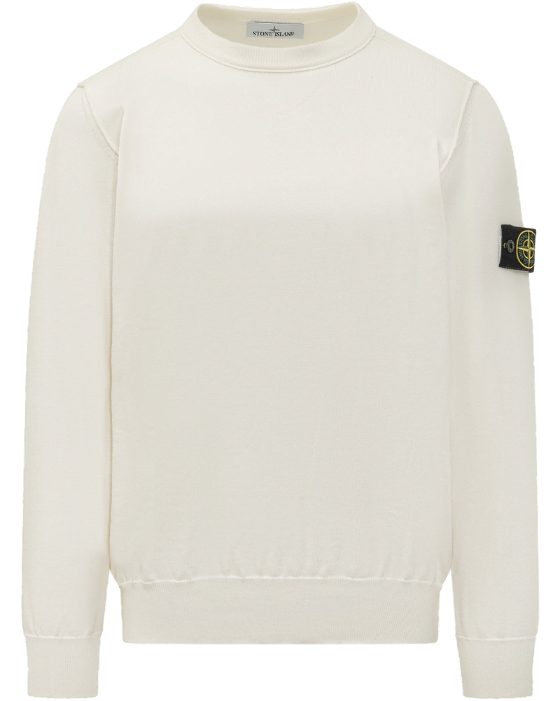 Crewneck Sweatshirt With Logo Patch Stone island – Гарантія оригінальності