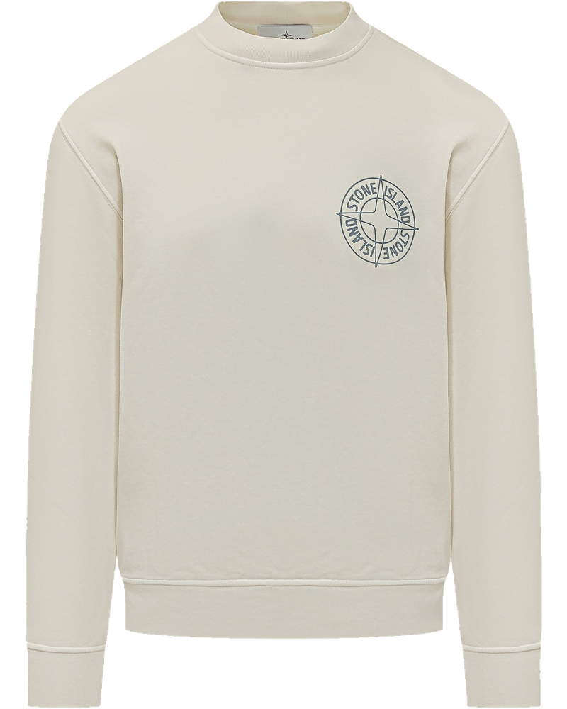 Оригінальна Crew-Neck Sweatshirt With Print Stone island